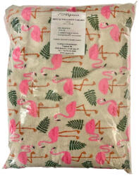 Vaganza takaró wellsoft mintás 100x135cm Flamingó - manopalota