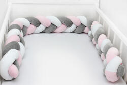 Scamp Plüss Fonott rácsvédő 180cm - Rózsaszín-Szürke-Fehér - manopalota