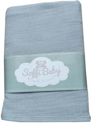 Soffi Baby Baby takaró muszlin dupla szürke 70x90cm - manopalota
