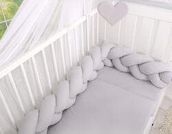 BabyLion Prémium Fonott rácsvédő - Szürke-szürke - manopalota