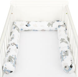 MT MTT Henger rácsvédő - Szafari állatai kék járművel - manopalota