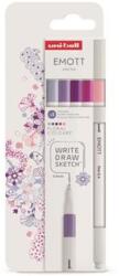uni Tűfilc készlet, 0, 4 mm, UNI "Emott Floral", 5 különböző szín (TUVIRAG5) - tintasziget