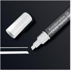 Sigel Folyékony krétamarker, vágott hegy, 1-5 mm SIGEL, fehér (SBA181) - tintasziget