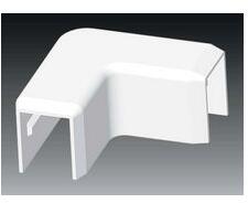 KOPOS Vezetékcsatorna L-idom-fedél 17X17-hez alap+fedél 15.5mmx 17mmx 90° műanyag fényesfehér LHD KOPOS - 8673_HB (8673_HB)