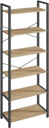 Taylor SONOMA könyvespolc 6 polc, 186x66cm