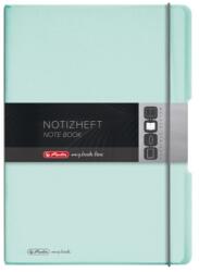 Herlitz Füzet A/4 kockás-vonalas HERLITZ 2x40 lapos My Book pasztel zöld, cserélhető lapok (11408655)