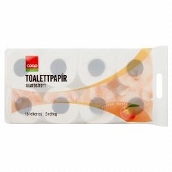  Coop barack illatú illatosított toalettpapír 3 rétegű 16 tekercs