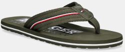 Tommy Hilfiger flip-flop CORPORATE HILFIGER BEACH SANDAL zöld, férfi, FM0FM05436 - zöld Férfi 41