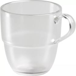 APS Teatime Ceașcă de ceai cu mâner, capacitate: 0, 25 litri, înălțime: 90 mm, transparent Pahar