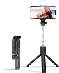 HARAHU R1S Selfie bot teleszkópos állvánnyal, távirányítóval és lámpával - 0, 7 m - Fekete KP38017