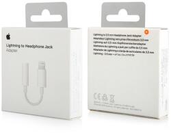 Apple gyári audio adapter lightning - 3, 5 mm jack (fehér)