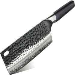 HARAHU Cuțit de bucătărie damasc HA-38019 - Cleaver / Negru KP38019