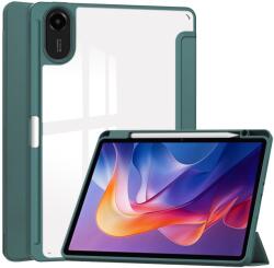  CRYSTAL Husă cu clapetă Xiaomi Redmi Pad 2 verde închis