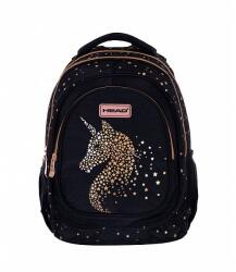Astra HEAD unikornisos ergonomikus iskolatáska, hátizsák 39 cm - Gold (502023084)