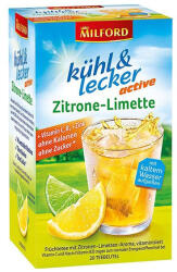 Milford Gyümölcstea MILFORD Kühl & Lecker Active Citrom-Limette 20 filter/doboz - papir-bolt
