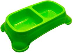 Nunbell Kisállat etető és itató duplatál - Közepes, Zöld