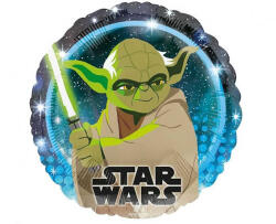 Anagram Fólia léggömb, Star Wars, Yoda, 18"/45cm