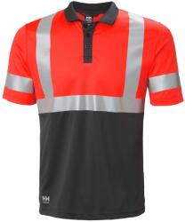 Helly Hansen ADDVIS JÓL LÁTHATÓSÁGI GALLÉROS PÓLÓ CL1, piros, M (79253_169-M)