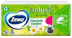 Zewa deluxe 3 rétegű papír zsebkendő kamilla Illatú 90db