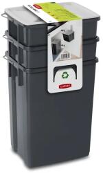 Keter szelektív hulladékgyűjtő kosár szett 2×10 l + 6 l, fedéllel (66815)