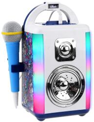 Jokomisiada Gyerek hordozható Bluetooth hangszóró mikrofonnal és diszkófénnyel (20035)