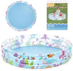 Bestway Gyerek felfújható medence, tengeri állatos, 152×30 cm, 282 l (14126)
