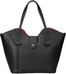 Italia Női bőr kézitáska Italia Zita - fekete
