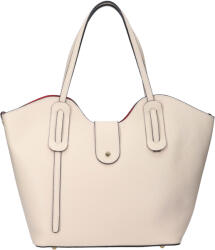 Italia Női bőr kézitáska Italia Zita - krémes