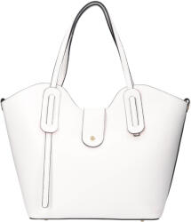Italia Női bőr kézitáska Italia Zita - fehér