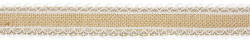  Juta szalag csipkével, 4x500cm (TJ3-4)