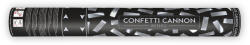  Konfetti ágyú, ezüst, 40cm (TUKM40-018)