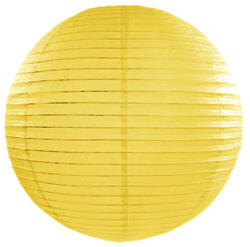  Citromsárga papír lampion 20 cm (C_20)