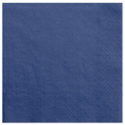  Szalvéta, 3 rétegű, sötétkék, 33x33cm (1 db / 20 db. ) (SP33-1-074)