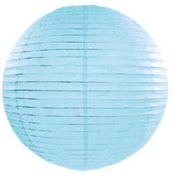  Halványkék papír lampion gömb 25 cm (HK_25)