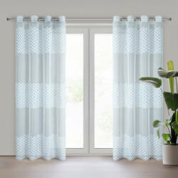 Takoy Kész függöny ESTER geometrikus rátéttel díszítve 140x250 cm-HF-460767