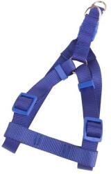 Nobleza Egyszerű kék textil hám "XS" méret (Sz1.0 cm x H25-40 cm) (017331_K)