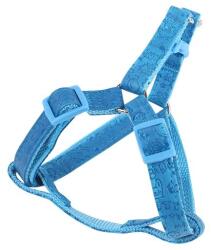 Nobleza Kék bőr hatású nyomott mintás kutyahám "XS" méretű (Sz1.0 cm x H25-40 cm) (015627_K)