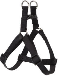 Nobleza Fekete egyszínű textil hám (Sz1.5 cm x H30-45 cm) (061211_F)