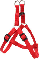 Nobleza Piros egyszínű textil hám (Sz1.5 cm x H30-45 cm) (061259_P)