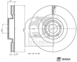 Febi Bilstein Disc frana FEBI BILSTEIN 184664 (184664) - automobilus