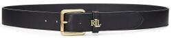 Lauren Ralph Lauren bőr öv fekete, 412968765 - fekete XL