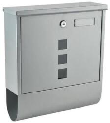 Cutie postala cu loc pentru ziar, otel zincat, argintiu, 30.7x10x34 cm GartenVIP DiyLine (00001187-IS)