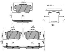 FERODO set placute frana, frana disc FERODO PREMIER FDB4396 (FDB4396)