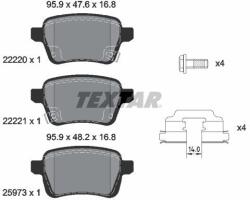 TEXTAR set placute frana, frana disc TEXTAR Q+ 2222001 (2222001)