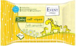 Event Мокри кърпички с лайка Event, 20 броя (2EVBE04001CAM0020A) - baby