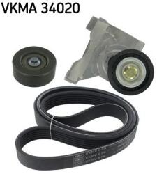 SKF Set curea transmisie cu caneluri SKF VKMA 34020 (VKMA 34020) - automobilus