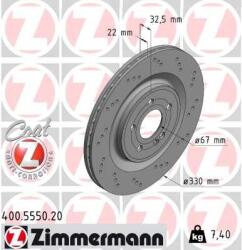 ZIMMERMANN Disc frana ZIMMERMANN COAT Z 400.5550. 20 (400.5550.20)
