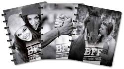 Aurora Caiet A4, 72 file - 90g/mp, coperta PP - best friends forever, AURORA Adoc Crea collection - dictand (CR11.603) - vexio
