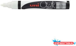 uni Krétamarker folyékony 1, 8-2, 5mm, Uni-Posca PWE-5M fehér (62856) - nyomtassotthon
