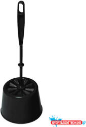 York WC kefe tartóval fekete York_064030 (62972)